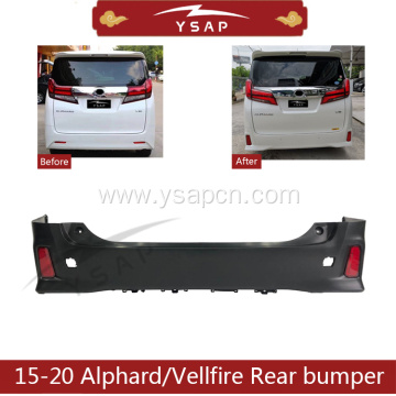 Factory price 15-20 Alphard/Vellfire Rear bumper car bumper